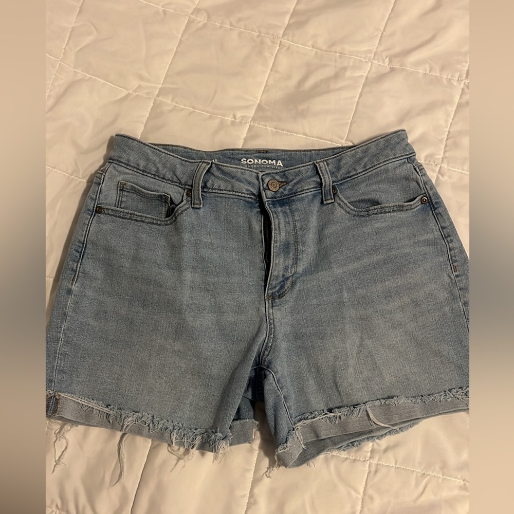 Sonoma Women's Blue Denim Shorts